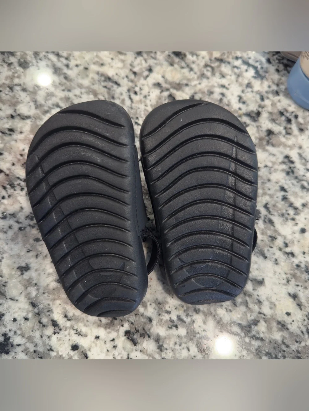 NWT - Nike Kids' Black Slides
